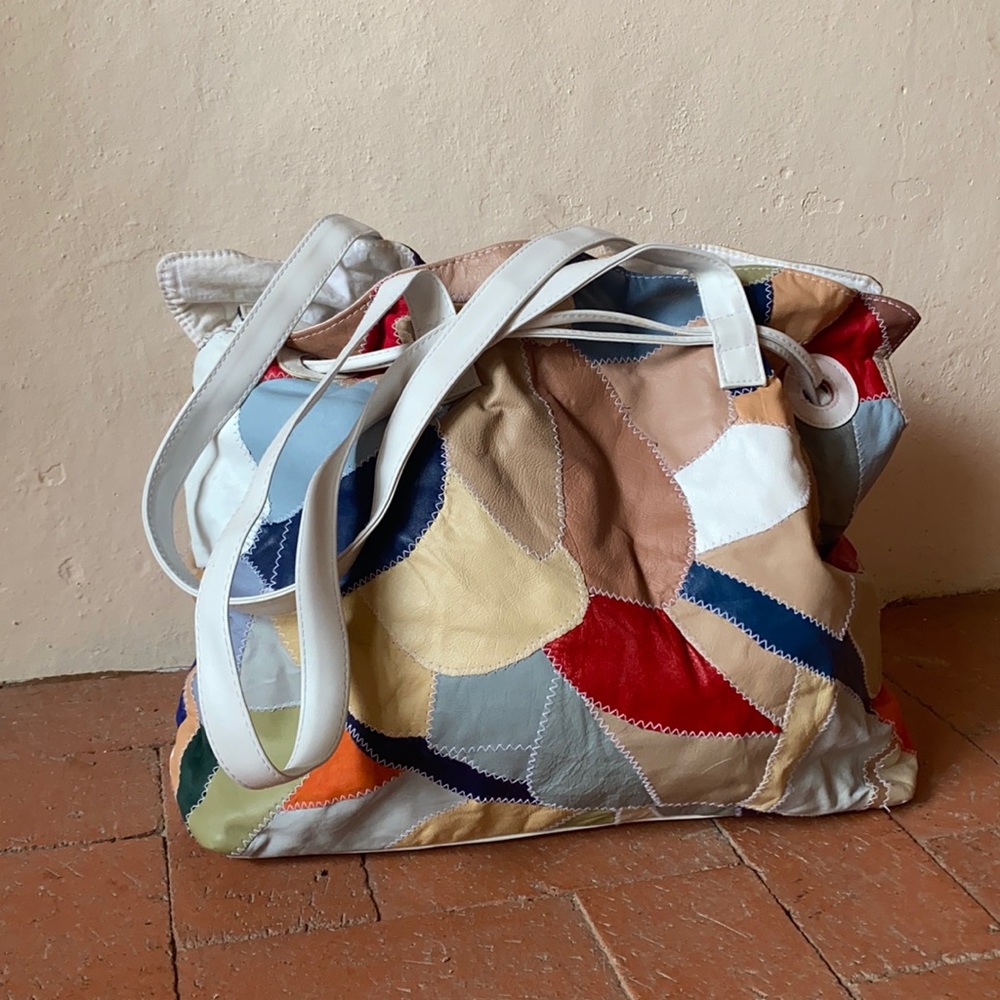VINTAGE | Patchwork Satchel Bag